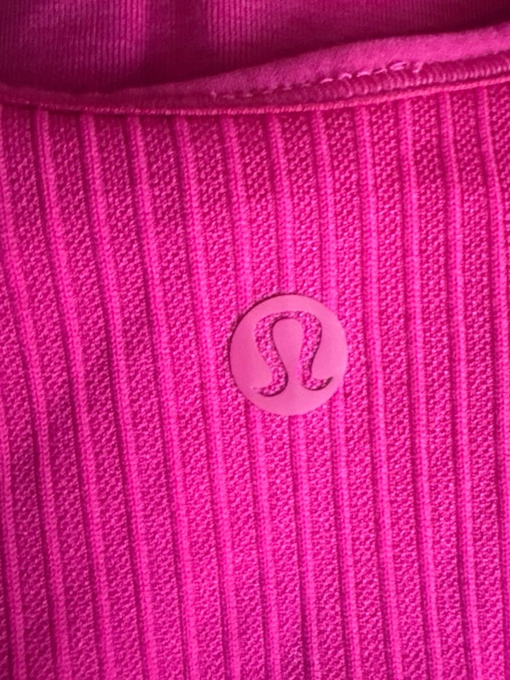 lululemon athletica Hot Pink Ribbed Tank Top